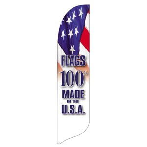 "Made in the USA" Blade Banner - 2'x11' - For Outdoor Use