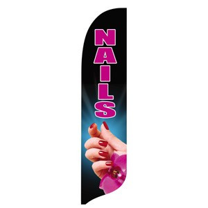 "Nails" Blade Banner - 2'x11' - For Outdoor Use