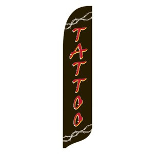 "Tattoo" Blade Banner - 2'x11' - For Outdoor Use