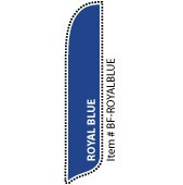 Blade Banner in Solid Color - Royal Blue - 2'x11' - For Outdoor Use