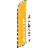 Blade Banner in Solid Color - Spanish Yellow - 2'x11' - For Outdoor Use