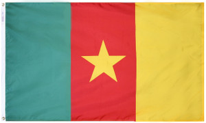 Cameroon - Outdoor Flag with heading & grommets