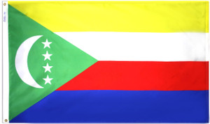 Comoros - Outdoor Flag with heading & grommets