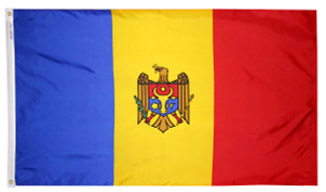 Moldova - Outdoor Flag with heading & grommets