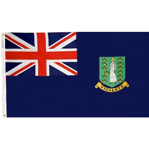 Virgin Islands British - Outdoor Flag with heading & grommets