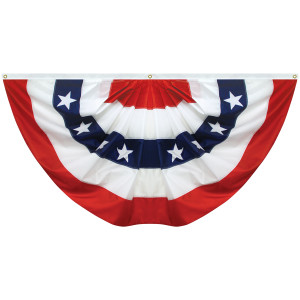 Nylon Full Fan with stars