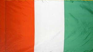 Ivory Coast - Flag with Pole Sleeve