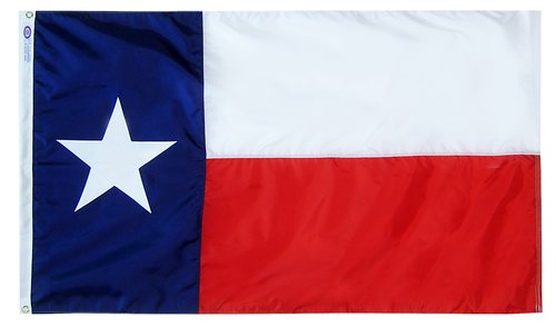 Texas - State Flag (finished with heading and grommets)