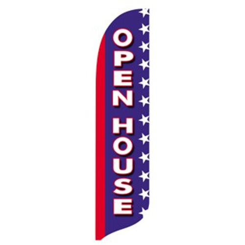 "Open House" Blade Banner - 2'x11' - For Outdoor Use