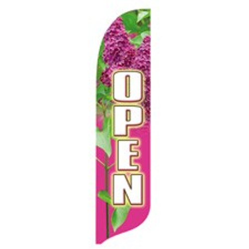 "Open" Blade Banner (#4) - 2'x11' - For Outdoor Use