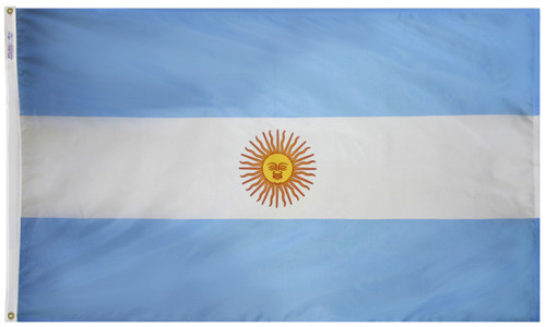 Argentina - Outdoor Flag with heading & grommets