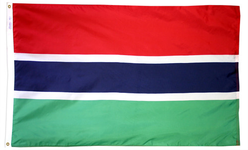 Gambia - Outdoor Flag with heading & grommets