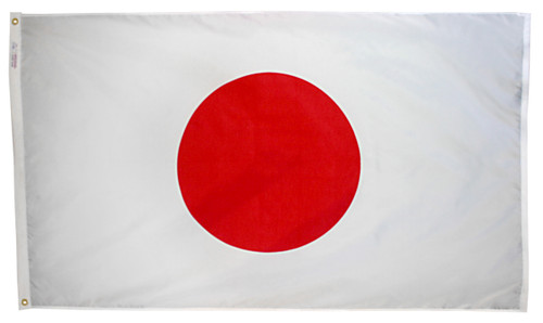 Japan - Outdoor Flag with heading & grommets