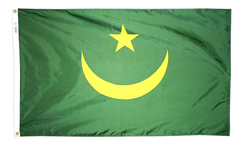 Mauritania - Outdoor Flag with heading & grommets