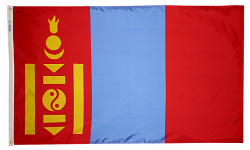 Mongolia - Outdoor Flag with heading & grommets