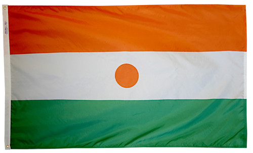 Niger - Outdoor Flag with heading & grommets