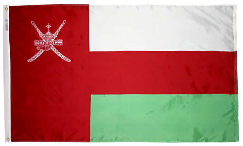 Oman - Outdoor Flag with heading & grommets