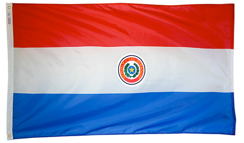 Paraguay - Outdoor Flag with heading & grommets