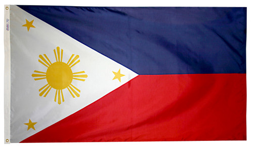 Philippines - Outdoor Flag with heading & grommets