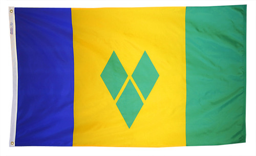 Saint Vincent-Grenadines - Outdoor Flag with heading & grommets