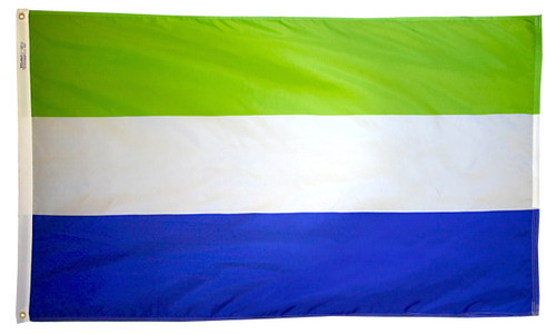 Sierra Leone - Outdoor Flag with heading & grommets