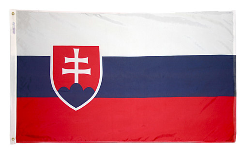 Slovakia - Outdoor Flag with heading & grommets