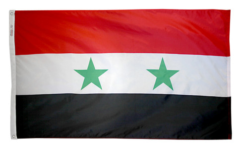 Syria - Outdoor Flag with heading & grommets