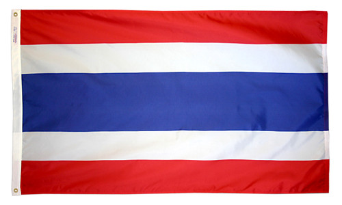 Thailand - Outdoor Flag with heading & grommets