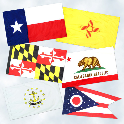 50 State Flag Complete Set - Pole Sleeve