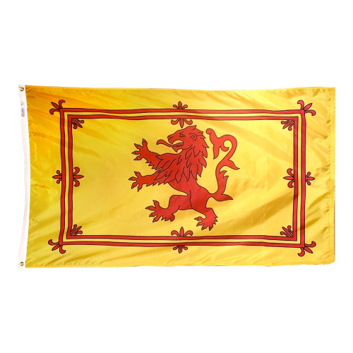 Scotland Rampant Lion - Outdoor Flag with heading & grommets