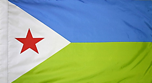 Djibouti - Flag with Pole Sleeve