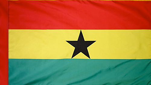 Ghana - Flag with Pole Sleeve