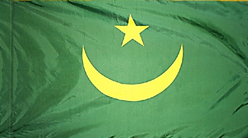 Mauritania - Flag with Pole Sleeve