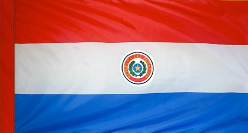 Paraguay - Flag with Pole Sleeve
