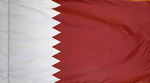 Qatar - Flag with Pole Sleeve
