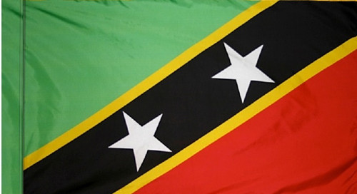 Saint Kitts-Nevis - Flag with Pole Sleeve