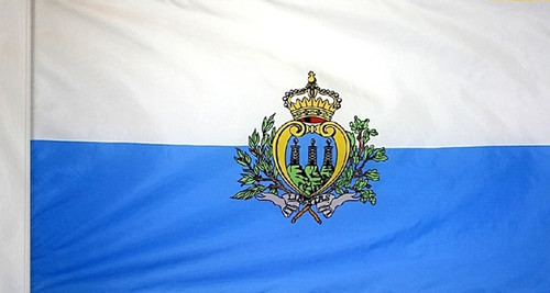San Marino - Flag with Pole Sleeve