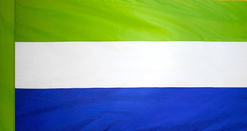 Sierra Leone - Flag with Pole Sleeve