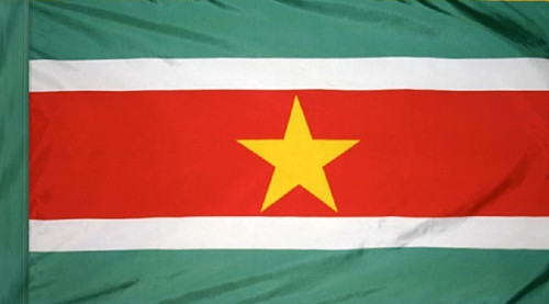 Suriname - Flag with Pole Sleeve