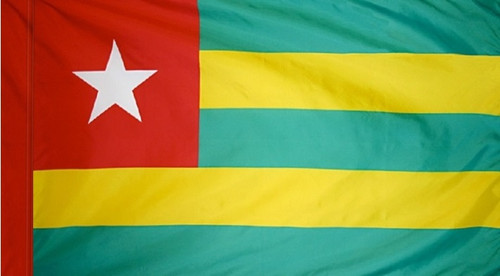 Togo - Flag with Pole Sleeve