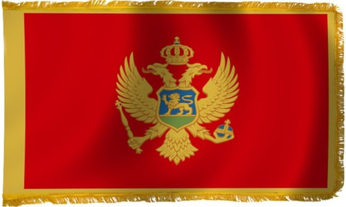 Montenegro - Fringed Flag