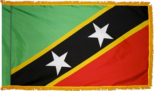 Saint Kitts-Nevis - Fringed Flag