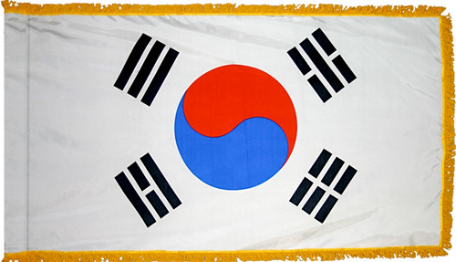 South Korea - Fringed Flag