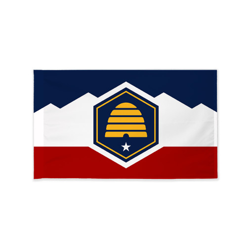 Utah flag with sleeve