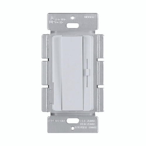 Decorator LED Dimmer w/ Mini Slide Switch, Single Pole, White