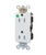 Hospital Grade Decorator Duplex Receptacle 15A, Tamper Resistant