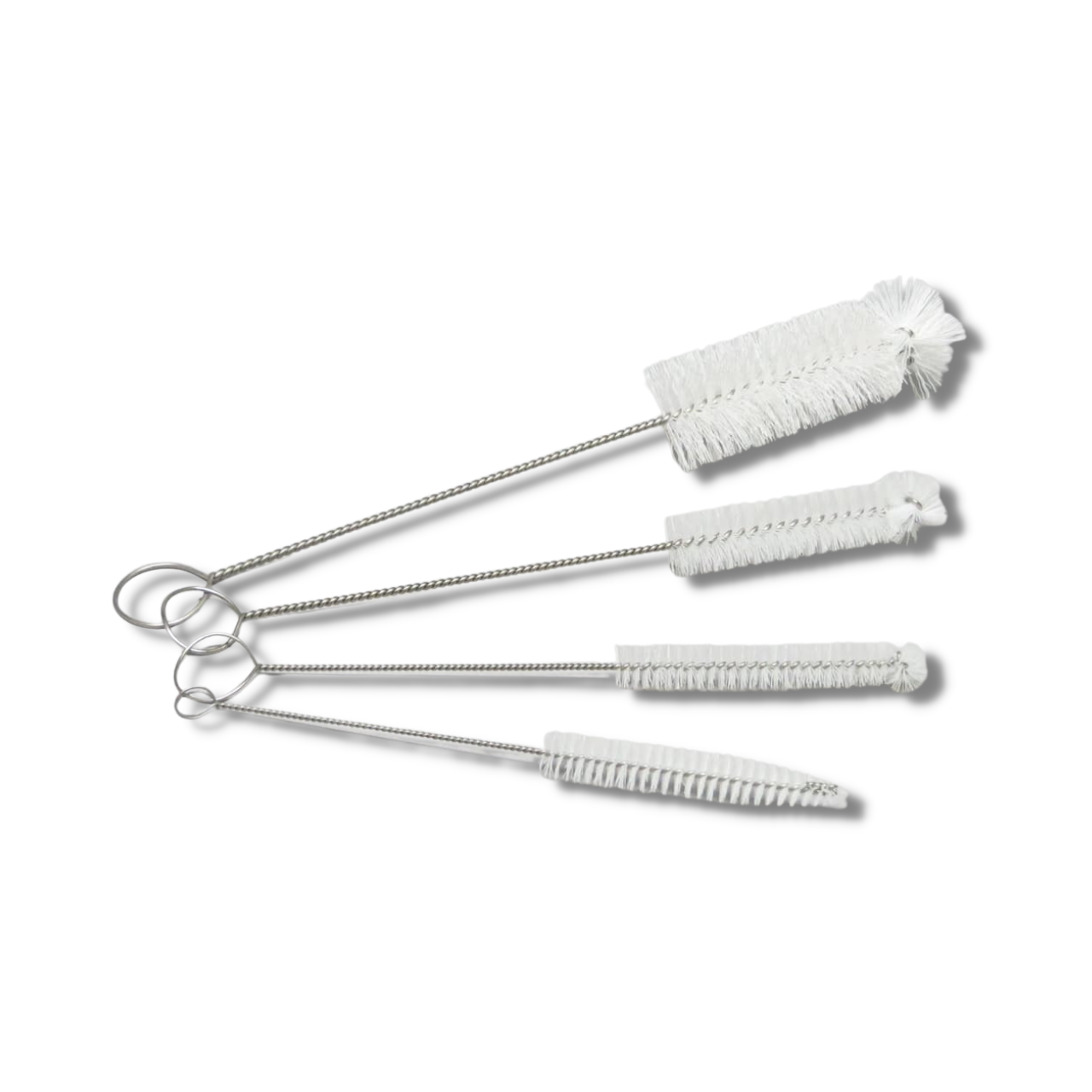 Semi Micro Nylon Test Tube Cleaning Brush, 7.25 Length, 0.5 Diameter