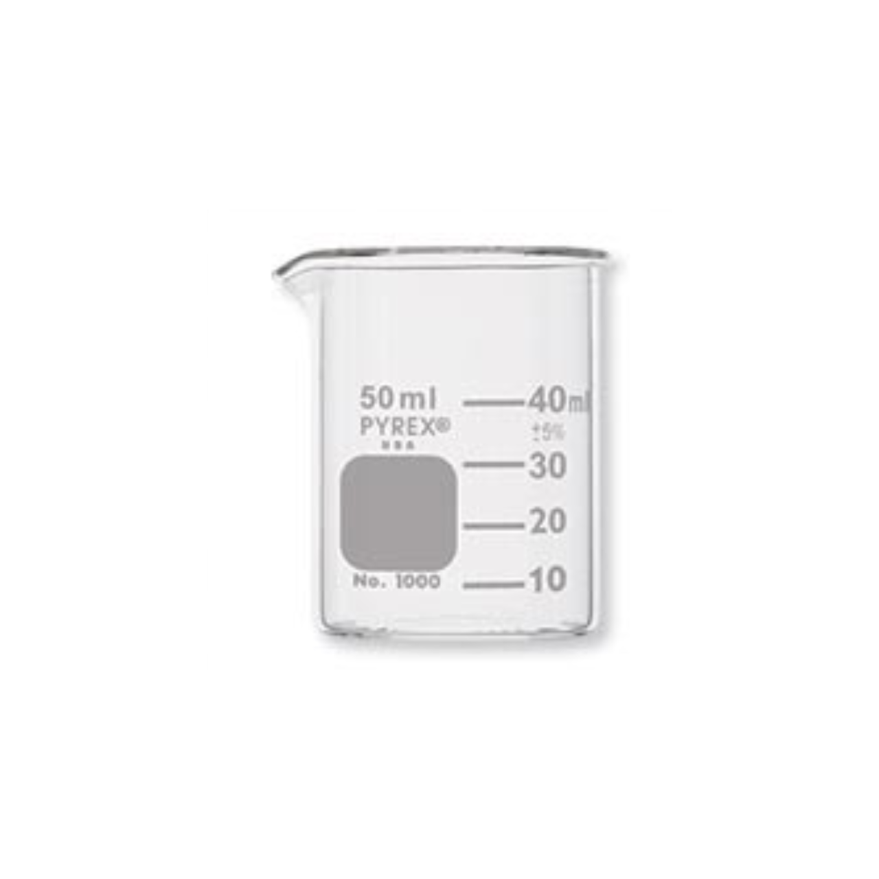 DISCONTINUED Measuring Beakers; Pyrex Glass, 50 ml, 12/Pack, QS-29290 -  Cleanroom World