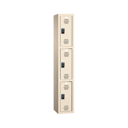 Plastic Lockers, Three Tier, Multiple Sizes and Colors, AS3TIERP