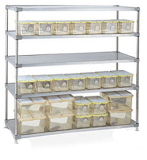 Autoclavable Lab Racks; Stationary, 24